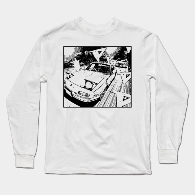 Miata Manga Long Sleeve T-Shirt by thesupragoddess